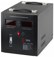ЭРА Стабилизатор напряжения переносной  СНПТ-10000-РЦ цифвровой дисплей 90-260В/220В, 10000ВА (Б0035299)