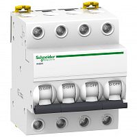 SCHNEIDER ELECTRIC Выключатель автоматический четырехполюсный 13A C iK60 (A9K24413)