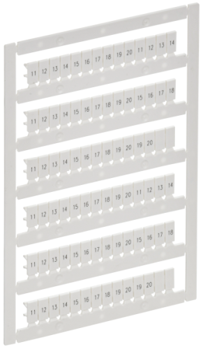 IEK ARMAFIX Маркер для CTS/CP 2,5мм2 с символами 1120  (AF-CT10D-M-D25-02)