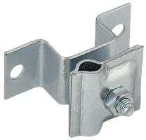 IEK Держатель-зажим соединительный проводника круглого 6-10мм опорный L=30-40мм оцинкованная сталь HDZ  (ZHC81-14-1-10-040)