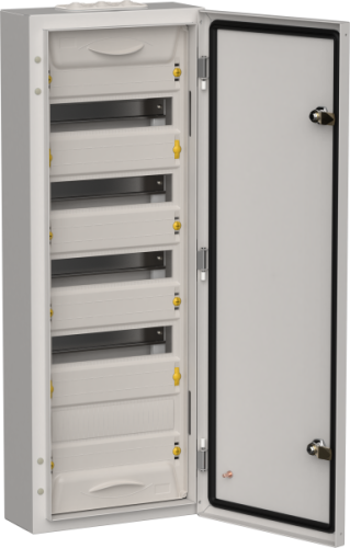 TITAN 5 Корпус металлический ЩРн-60 (1х60) 835х310х140 IP54 сер IEK