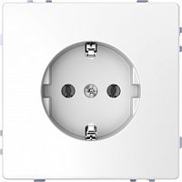 SCHNEIDER ELECTRIC Розетка D-Life 16А с заземляющим контактом без    шторок белый лотос SD (MTN2301-6035)