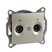 SCHNEIDER ELECTRIC SEDNA Розетка оконечная TV/R титан (SDN3301668)