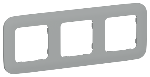 FLITE ARTISTIC Рамка 3-местная  серый (FI-M32-31-20-K03)