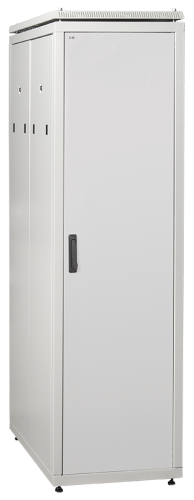 Шкаф сетевой 19дюйм LINEA N 42U 600х1000 мм металлические двери серый