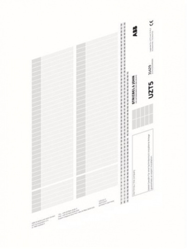 ABB Набор маркировки UK600  (UZT5)  (2CPX031429R9999)