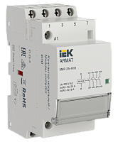 IEK ARMAT Контактор модульный KMR 25А 230В AC 4НО  (AR-KMR10-025-40-230)