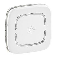 LEGRAND Valena ALLURE MyHome Лицевая панель для механизмов BUS/SCS С символом Освещение 2 модуля Белая (755379 )