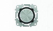 ABB Механизм электронного поворотного светорегулятора для LED 2-100Вт SKY Moon кольцо черное стекло  (8660.2 CN)  (2CLA866020A1501)