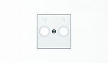 ABB Накладка для TV-R розетки SKY альпийский белый  (8550 BL)  (2CLA855000A1101)