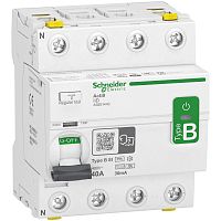 SCHNEIDER ELECTRIC Выключатель нагрузки дифференциальный iID 4П 40A 30mA B-SI-ТИП (A9Z61440)