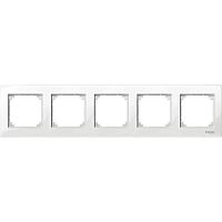 SCHNEIDER ELECTRIC Рамка 5 поста M-PLAN белый (MTN515519)