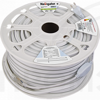 NAVIGATOR Лента светодиодная LEDх92/м 1м 9Вт/м 220В IP67 красный (71933 NLS-2835) (21539)