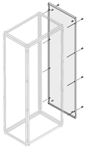 ABB Панель боковая IP30/40 H=1800мм D=200мм (1STQ007607A0000)