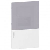 SCHNEIDER ELECTRIC Щит распределительный встраиваемый ЩРв-П-4 IP40 пластиковый дымчатая дверь Mini Pragma (MIP22104T)