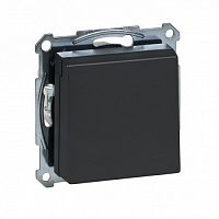 SCHNEIDER ELECTRIC Механизм розетки Schuko с крышкой антрацит (MTN2311-0414)