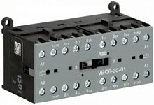 ABB Миниконтактор реверсивный VBC6-30-01-01 9А  (400В AC3) катушка 24В DС (GJL1213901R0011)