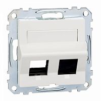 SCHNEIDER ELECTRIC Плата наклонная для Keystone RJ45 белая (MTN4568-0319)