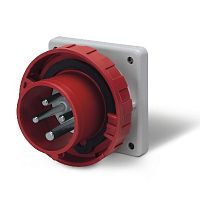 DKC Вилка панельная прямая IP67 32А 3P+E 400В (DIS2483296)