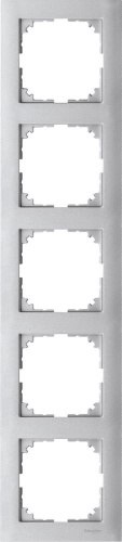 SCHNEIDER ELECTRIC M-Pure Рамка 5 постов алюминий (MTN4050-3660)