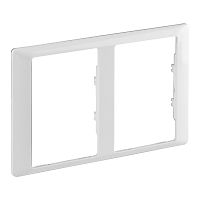 LEGRAND Valena LIFE Рамка 2 поста для двойных розеток белая (754222 )