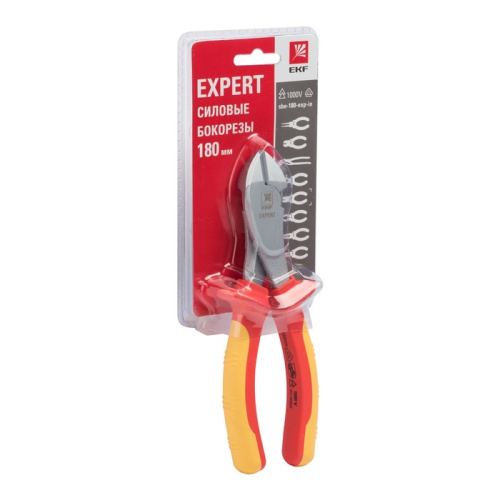 EKF Силовые бокорезы Expert 180 мм 1000В  PROxima (sbo-180-exp-in) фото 2
