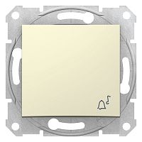 SCHNEIDER ELECTRIC Sedna Выключатель-звонок в рамку бежевый (SDN0800147)
