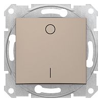 SCHNEIDER ELECTRIC Sedna Выключатель одноклавишный 2п титан SDN0200268 (SDN0200268)
