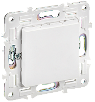 IEK SKANDY Заглушка с суппортом SK-C01W арктический белый  (SK-PL10-K01)