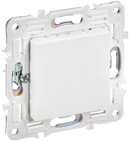 IEK SKANDY Заглушка с суппортом SK-C01W арктический белый  (SK-PL10-K01)