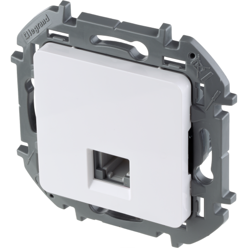 LEGRAND INSPIRIA Розетка телефонная   для скрытого монтажа , разьем RJ 11, цвет "Белый". (673820) фото 5