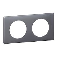 LEGRAND Рамка, двухпостовая, фиолетовая перкаль (066732 )