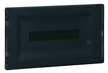 LEGRAND Щит встраиваемый пластиковый 1х18, прозрачная дверь с клеммником заземления нейтрали (401756 )