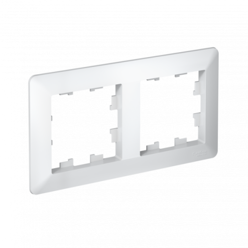ATLASDESIGN AIR 2-постовая РАМКА, БЕЛЫЙ (ATN220102)