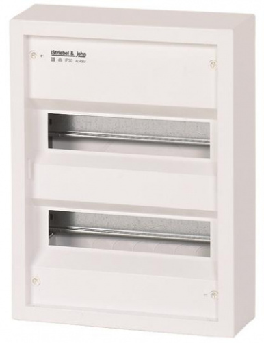 ABB Щит распределительный навесной ЩРн-П-24 пластиковый без двери IP30  (A324N3)  (2CPX031292R9999)