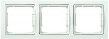 IEK РУ-3-ББ Рамка трехместная квадратная BOLERO Q1 белый IEK  (EMB32-K01-Q1)