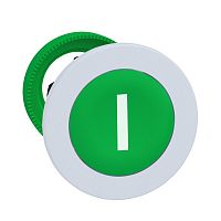 SCHNEIDER ELECTRIC Головка для кнопки 22мм, с возвратом, зеленая, заподлицо, пластик, маркировка l, C1 (ZB5FA331C1)