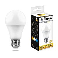 FERON Лампа светодиодная LED 15вт Е27 теплый (LB-94) (25628)