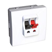 SCHNEIDER ELECTRIC Розетка аудио одинарная белая (ALB44387)