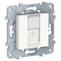 SCHNEIDER ELECTRIC Розетка UNICA NEW компьютерная RJ45 одиночная категория 6 UTP белый (NU541518)