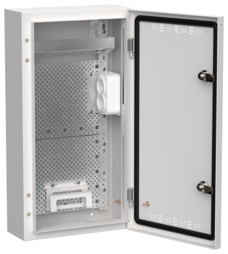 IEK TITAN 5 Корпус мультимедиа ЩРн-36 (1х36) 585х310х140мм IP30 белый  (TI5-51-N-036-30)