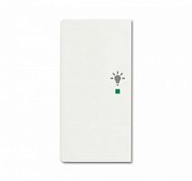 ABB Клавиша двойная левая free@home освещение future цвет белый бархат (6220-0-0607)
