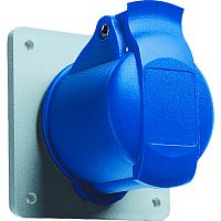 ABB Розетка панельная прямая 32A 2P+E IP44 4ч  (232 RU4)  (2CMA193241R1000)