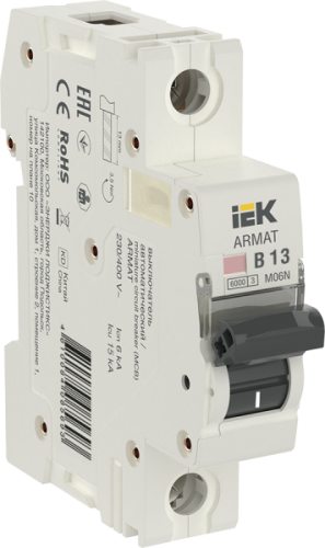 IEK ARMAT Выключатель автоматический однополюсный B 13А M06N (AR-M06N-1-B013) IEK ARMAT Выключатель автоматический однополюсный B 13А M06N (AR-M06N-1-B013)