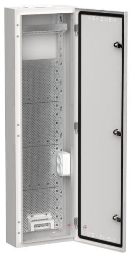 IEK TITAN 5 Корпус мультимедиа ЩРн-84 (1х84) 1085х310х140мм IP30 белый  (TI5-51-N-084-30)