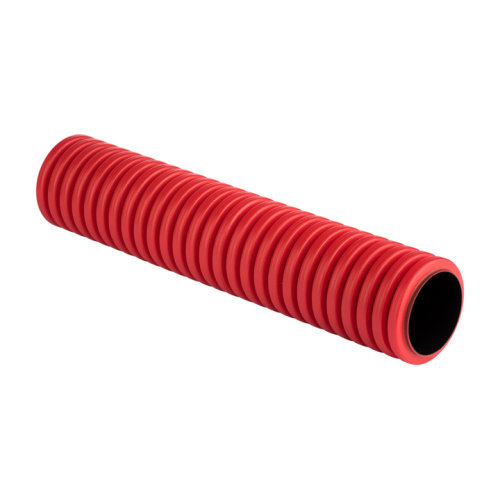 EKF Труба гофрированная двустенная жесткая ПНД d160 6м  (24м/уп.) красная, EKF PROxima (tr2st-160-6m)