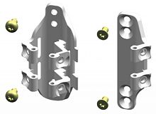 ABB Набор петель секционных дверей TriLine (RZ202)