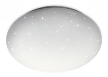 JAZZWAY Светильник светодиодный ДБО-24w круглый матовый   звездное небо 4000K IP20 D260*90  STARWAY (5009080)