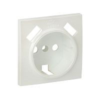 EKF Валенсия лицевая панель розетки 1-местной с/з 16А жемчуг с защ. штор. с 2 USB 2,1А EKF PROxima (ESR16-L-028-50-2USB)