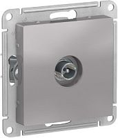 SCHNEIDER ELECTRIC Розетка ATLASDESIGN TV проходная 4DB механизм алюминий (ATN000392)